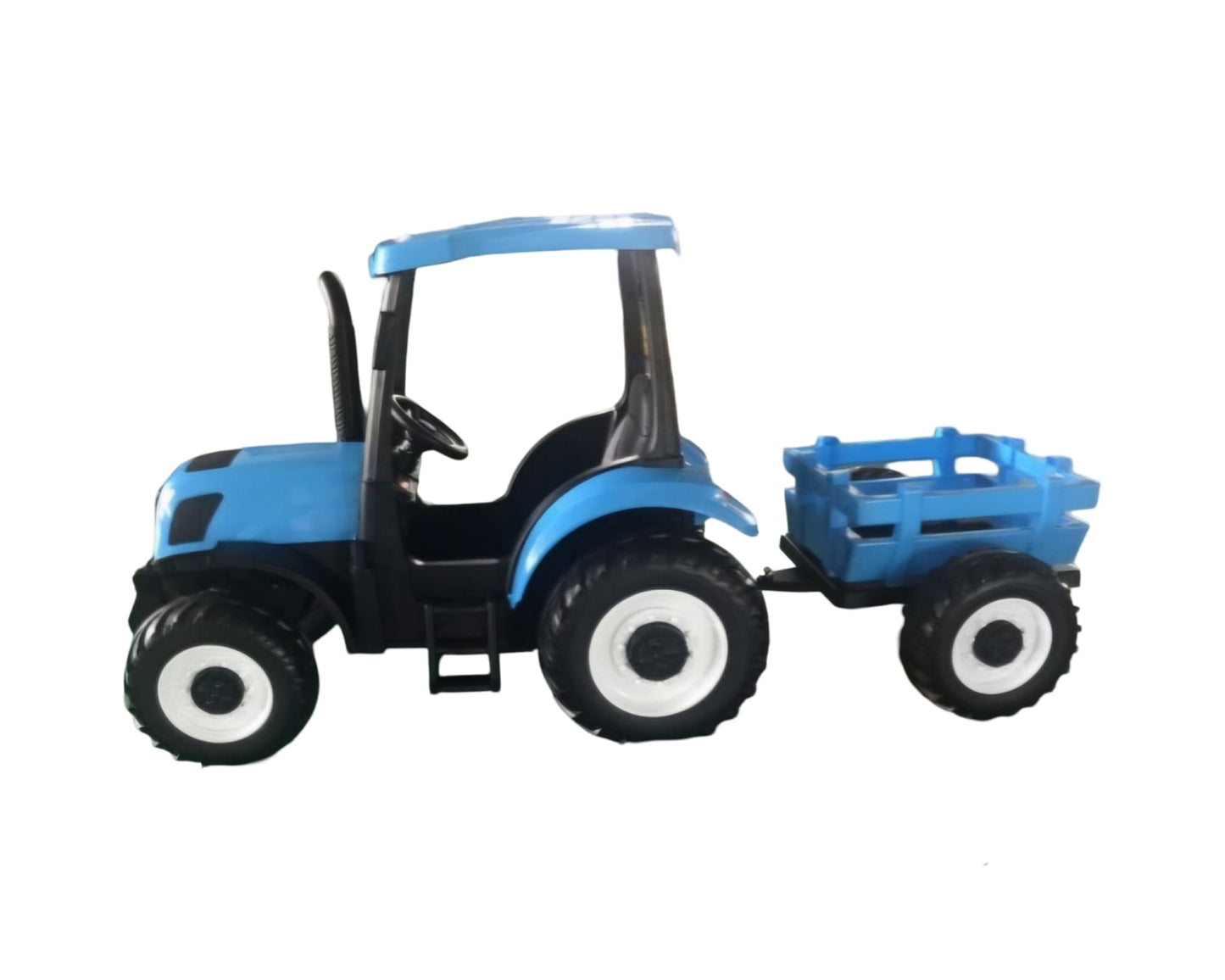 Blue Trailer and Hitch for T7 New Holland Tractor