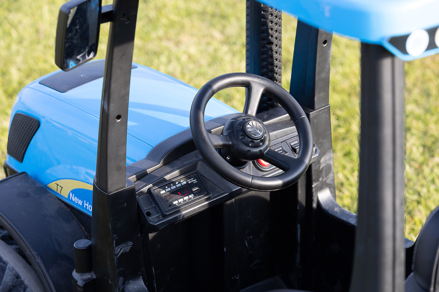 New Holland 24V Electric Tractor – Ride-On with MP3, Parental Control & Fun Features