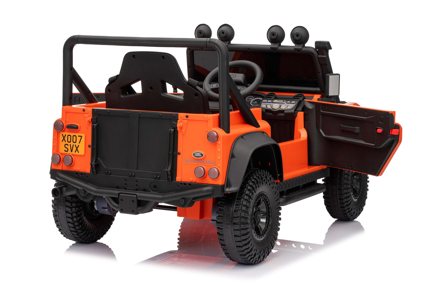 Xmas Club - Landrover Defender Official 12V Ride On | Orange