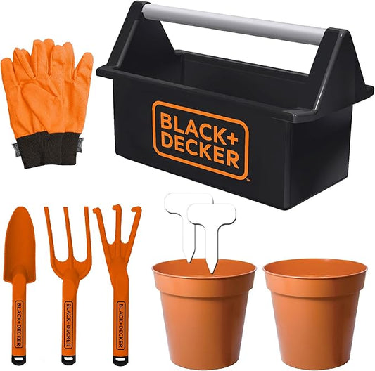 Black and Decker 8 Piece Garden Toolset | SGH013-BD - AKAC TOYZ
