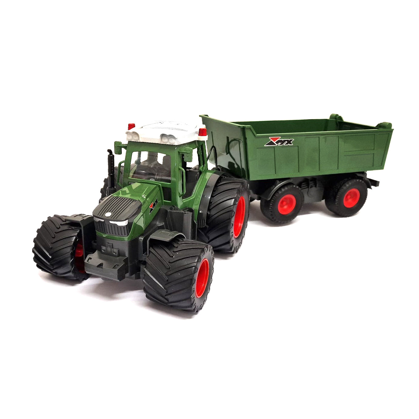 Green Farm Tractor with Remote Control