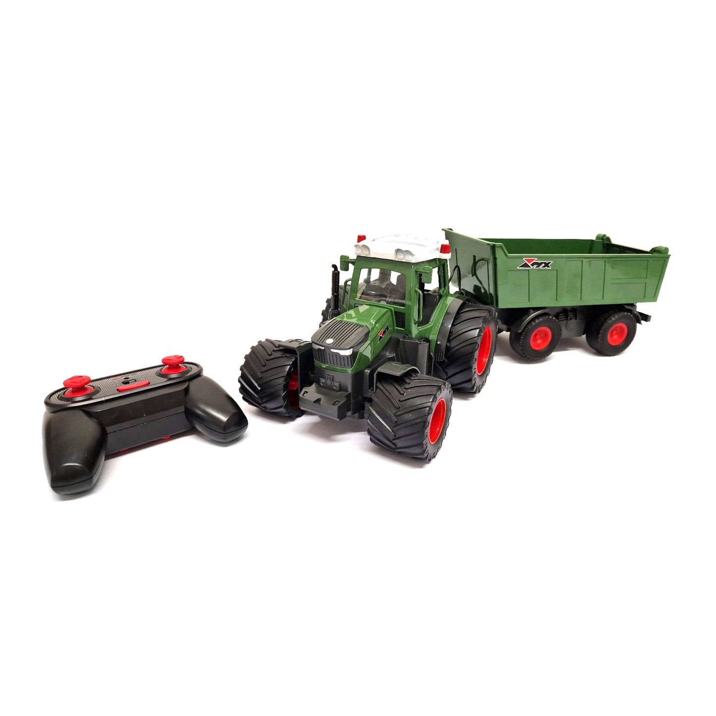 Green Farm Tractor with Remote Control