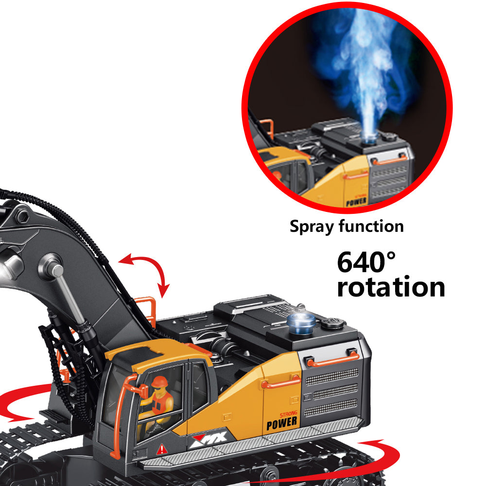 ZMX Engineering Excavator Toy with Remote Control