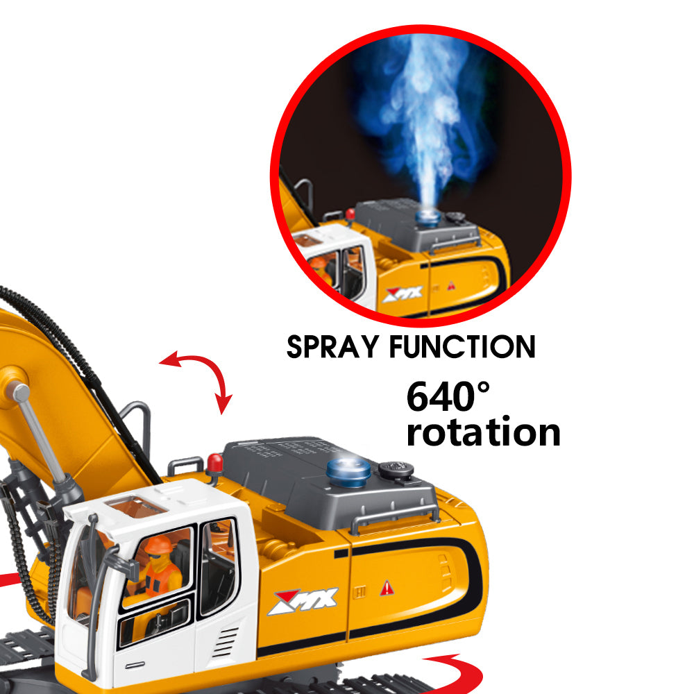 ZMX Engineering Excavator Construction Toy with Remote Control
