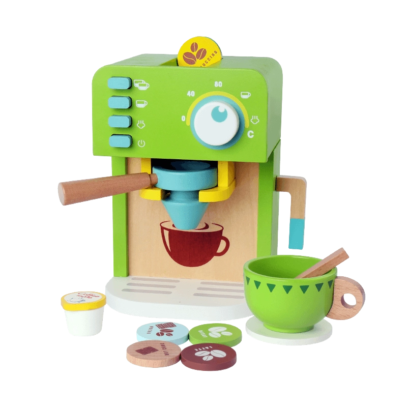 Leo & Friends Wooden Coffee Maker Set – 12 Piece