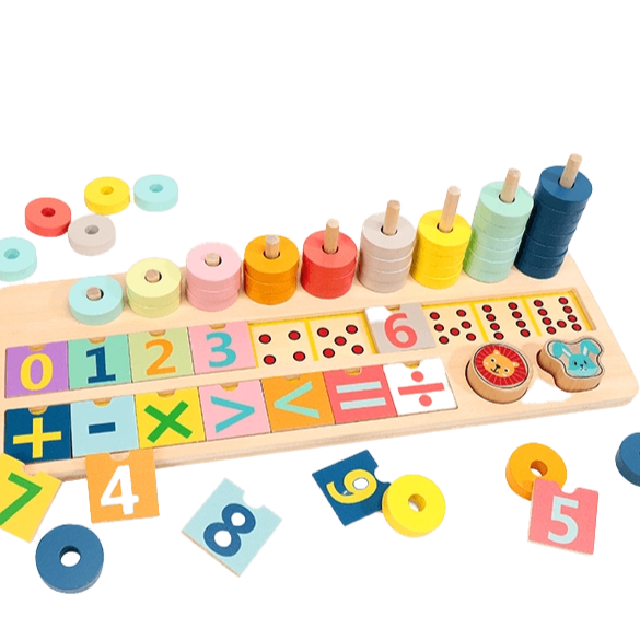 Leo & Friends Shape and Number Sorter – Educational Counting & Sorting Puzzle for Toddlers
