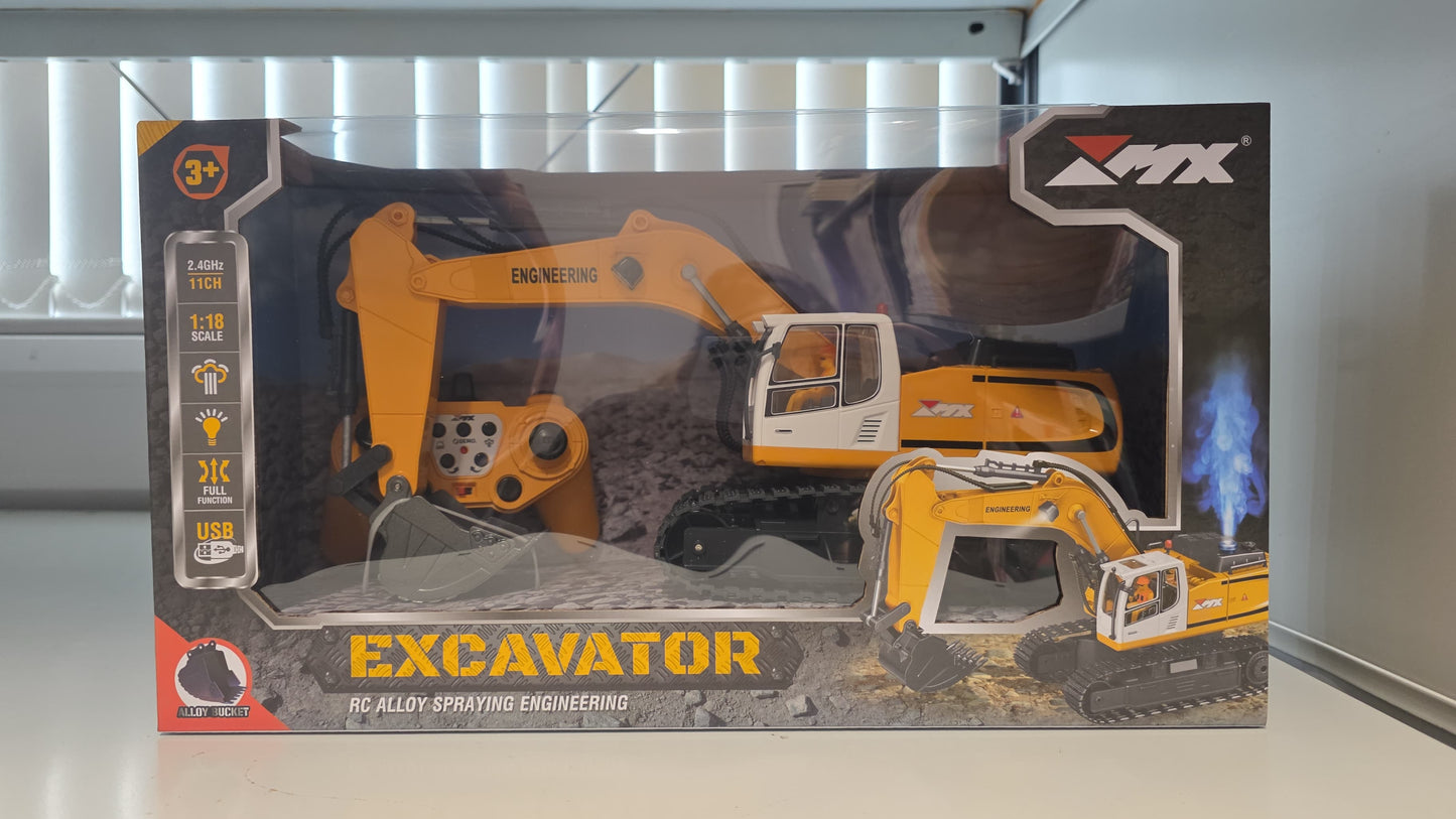 ZMX Engineering Excavator Construction Toy with Remote Control