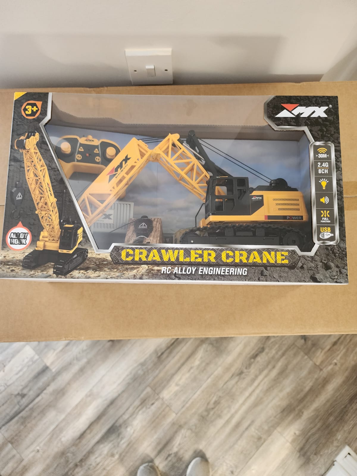 ZMX Engineering Crawler Crane Toy with Remote Control
