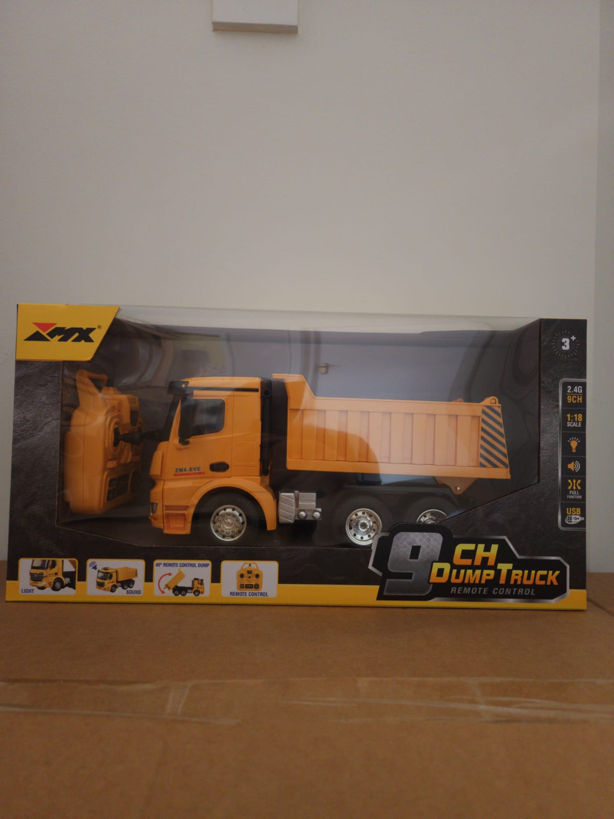 ZMX Engineering Dump Truck Toy with Remote Control
