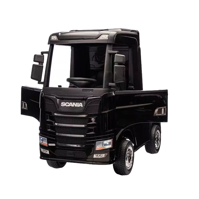 Official Scania Black 24v Ride-On Truck & Trailer