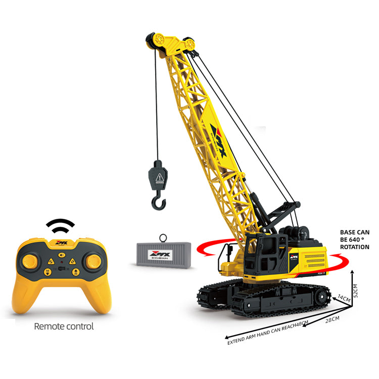 ZMX Engineering Crawler Crane Toy with Remote Control