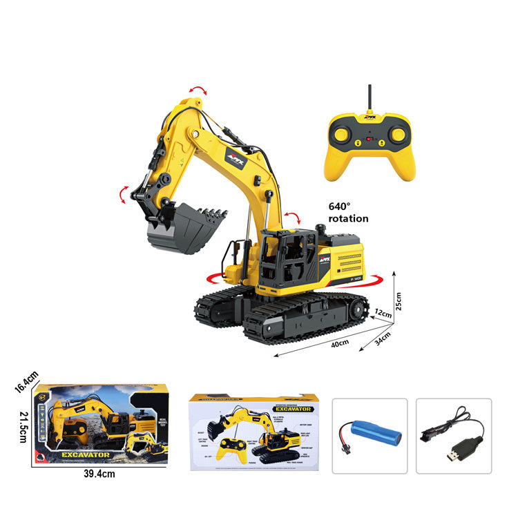 ZMX Engineering Excavator Toy with Remote Control