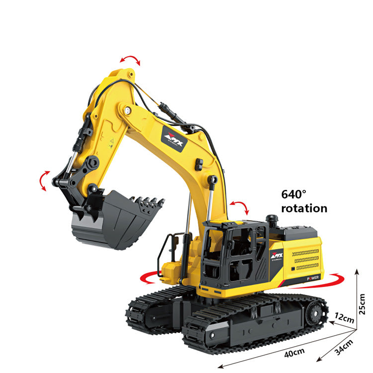 ZMX Engineering Excavator Toy with Remote Control