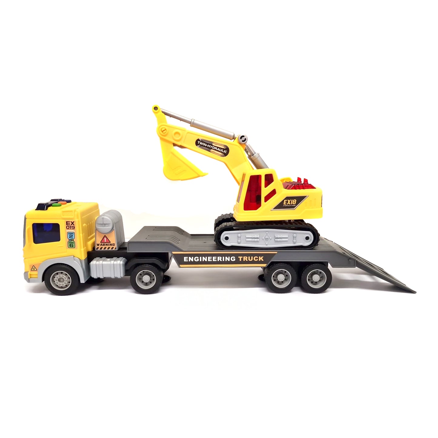 Truck and Excavator Construction Toy