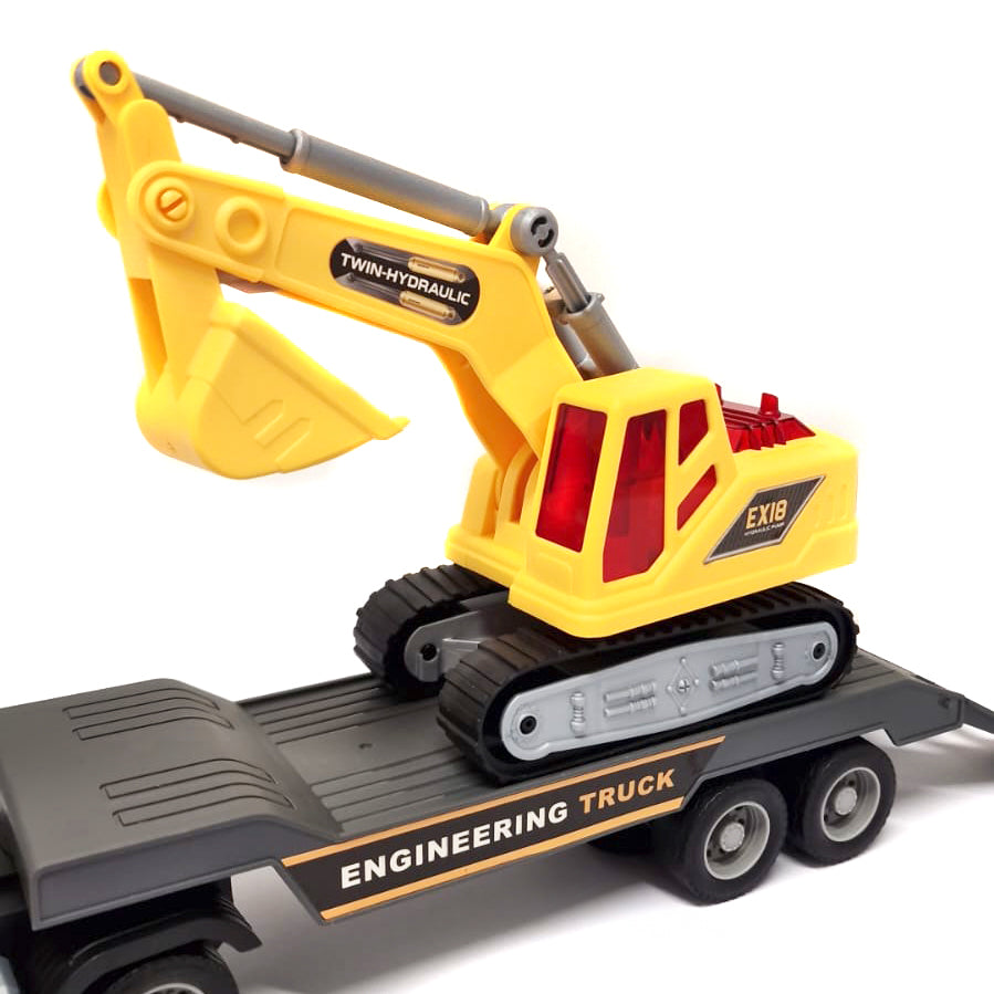 Truck and Excavator Construction Toy
