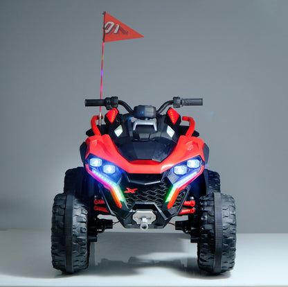 Xmas Club - Super Power Electric Quad Ride On ATV | 24V - Red