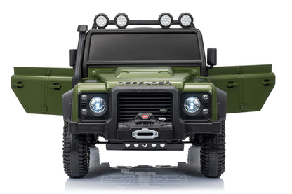 Xmas Club - Landrover Defender Official 12V Ride On | Green