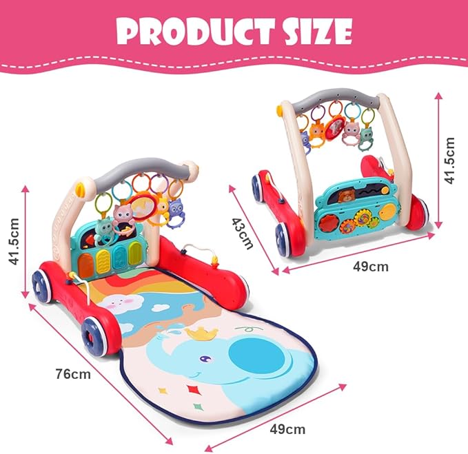 Sit-to-Stand Baby Walker & Activity Center (12 Months+)