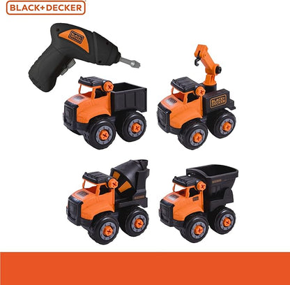 Black and Decker Take Apart Set | Mini Trucks STT014-S4-BD