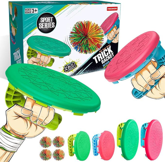 Paddle Ball & Toss Game Set for Kids – 4 Paddles & Balls – Outdoor Toy for Ages 6–12