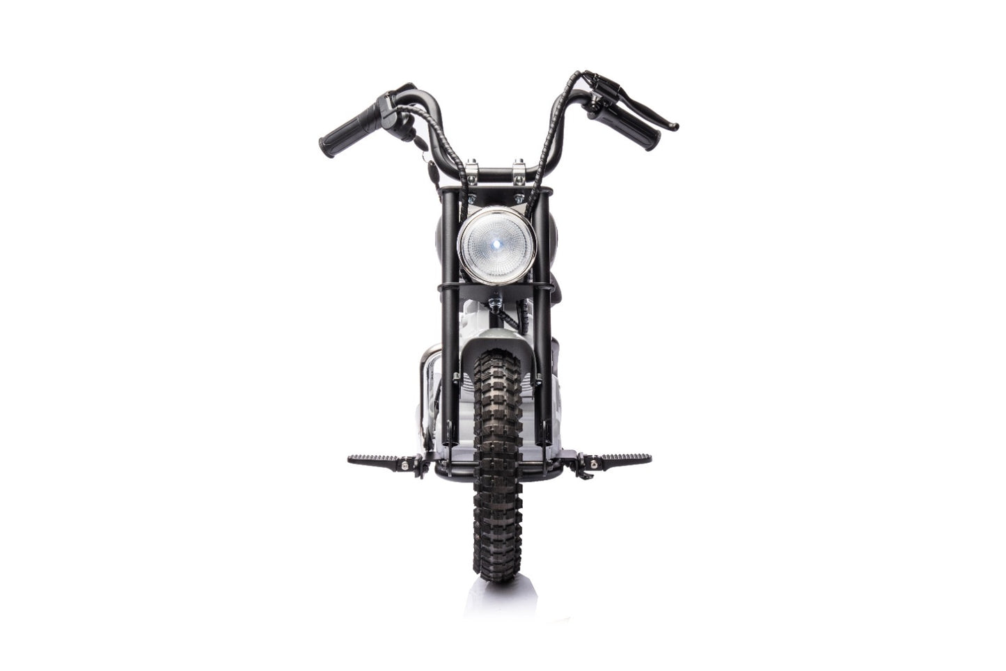 Xmas Club - 36V Electric Chopper Ride On with Twist Grip Throttle | Grey - Age 7+