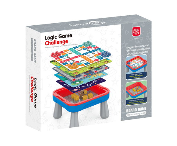 Logic Game Challenge – Multi-Board Educational Game Set – AKAC Ride On Toys