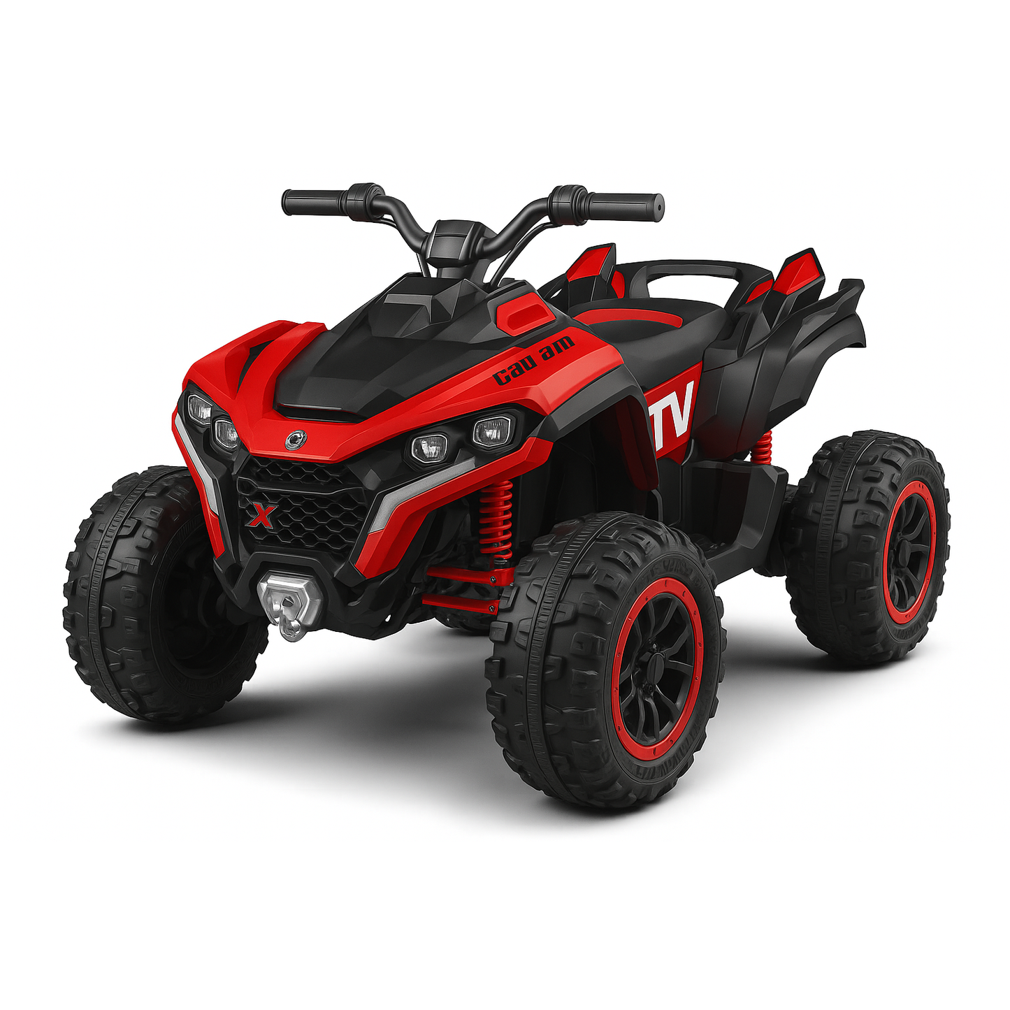 Super Power Electric Quad Ride On ATV | 24V - Red