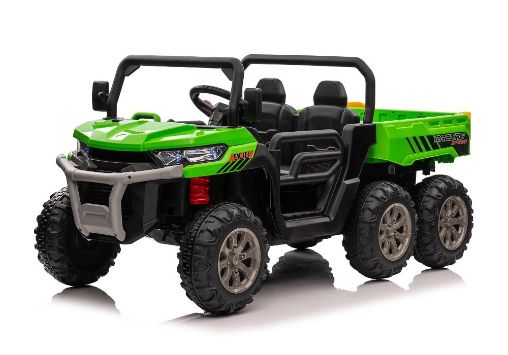 Two Seater 6 Wheel Green Gator Ride On Farm Truck | 24V Ride On β AKAC ...