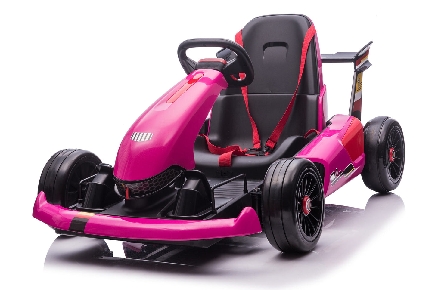 pink kids go kart