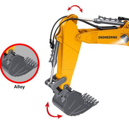 ZMX Engineering Excavator Construction Toy with Remote Control