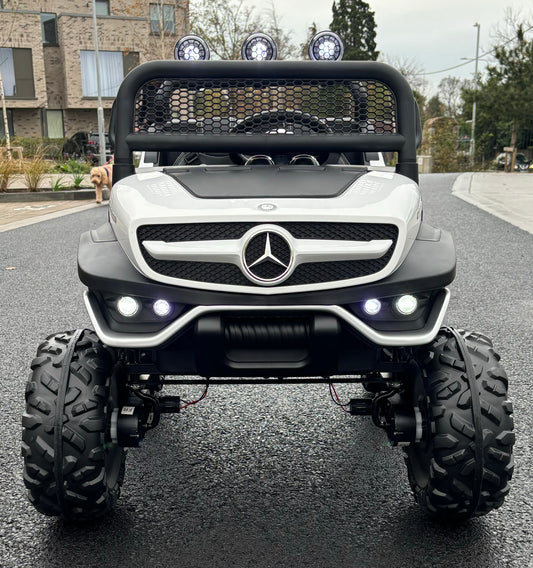 Mercedes White Off-Road Jeep Ride-On for Kids (Ex-display)