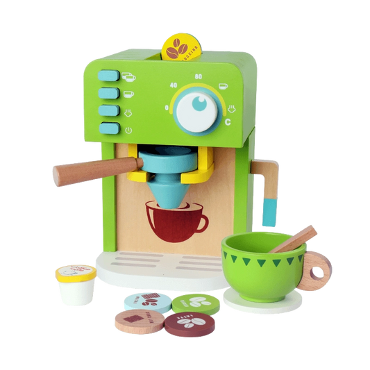 Leo & Friends Wooden Coffee Maker Set – 12 Piece