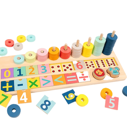 Leo & Friends Shape and Number Sorter – Educational Counting & Sorting Puzzle for Toddlers