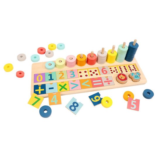 Leo & Friends Shape and Number Sorter – Educational Counting & Sorting Puzzle for Toddlers