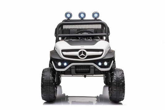 Mercedes Benz White Off-Road Jeep Ride-On for Kids (Open Box)