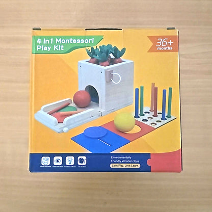 Early Learning Wooden 4-In-1 Play Kit