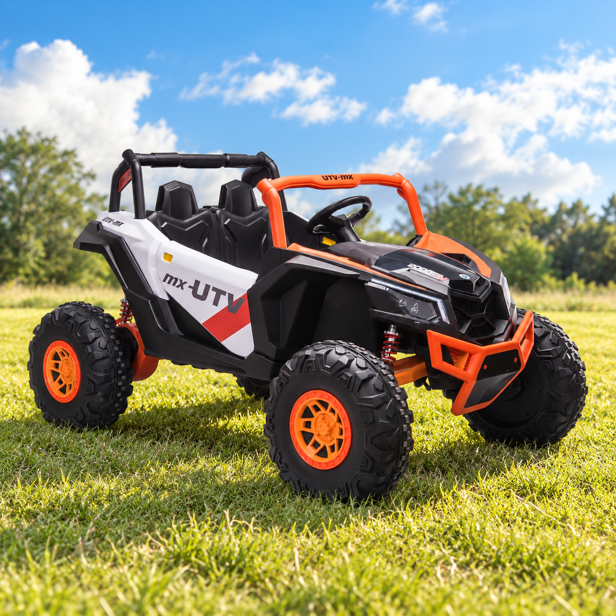 Xmas Club - Extreme Two Seat 24V UTV Ride On Toy | Orange