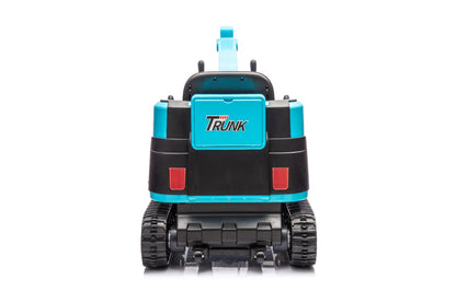 24V Mini Ride On Electric Digger in Blue