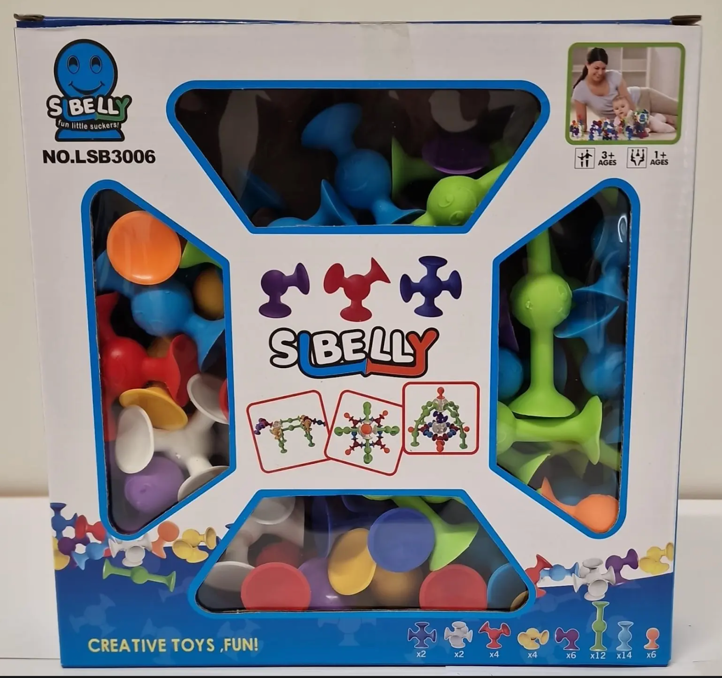 Pop Suckers Creative Building Toy (3 Years+)