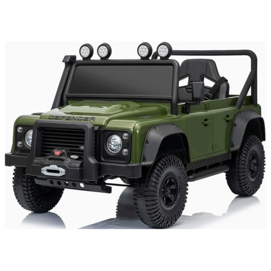 Landrover Defender Official 12V Ride On for Kids | Green