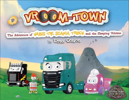 Vroom-Town: The Adventure of Vabis the Scania Truck and the Sleeping Volcano Dust