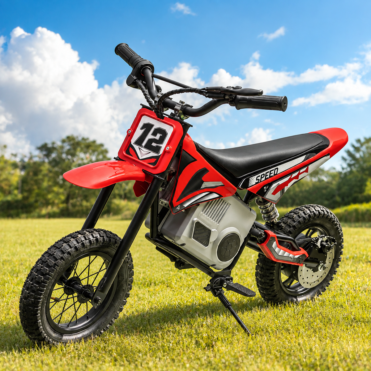 Xmas Club - 36V Electric Mini Dirt Bike | Red - Age 6+