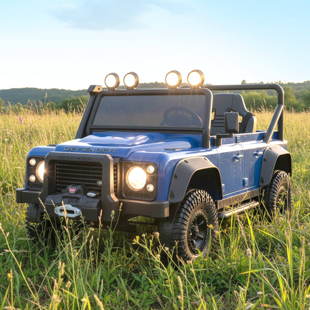 Landrover Defender Official 12V Ride On for Kids | Blue