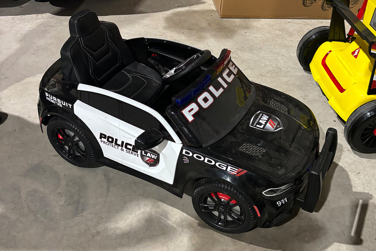 ride on electric police car