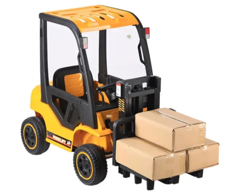 yellow 24v fork lift