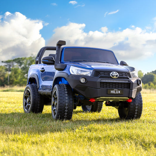 Xmas Club - Licensed 24V Toyota Hilux 2-Seater Ride-On in Blue