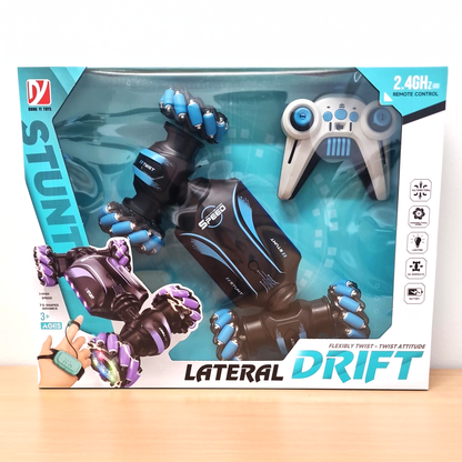 Lateral Drift Remote Control Stunt Car – 2.4GHz with Lighting Effects