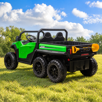 Xmas Club - 24V Two Seat Gator Ride On Electric Vehicle in Green