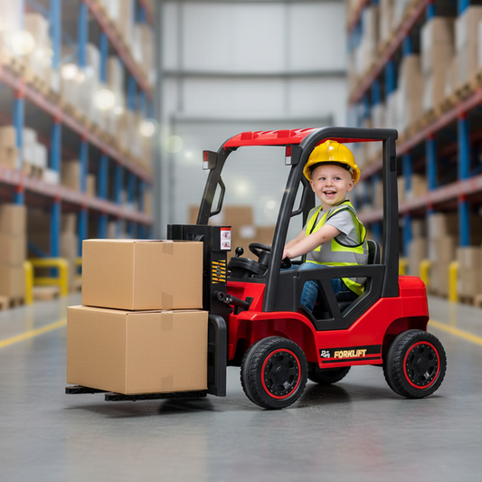 Childrens 12V Electric Forklift Ride-On Vehicle