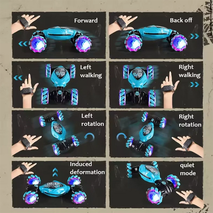 Remote Control Gesture Sensing RC Stunt Car (Ages 6+)